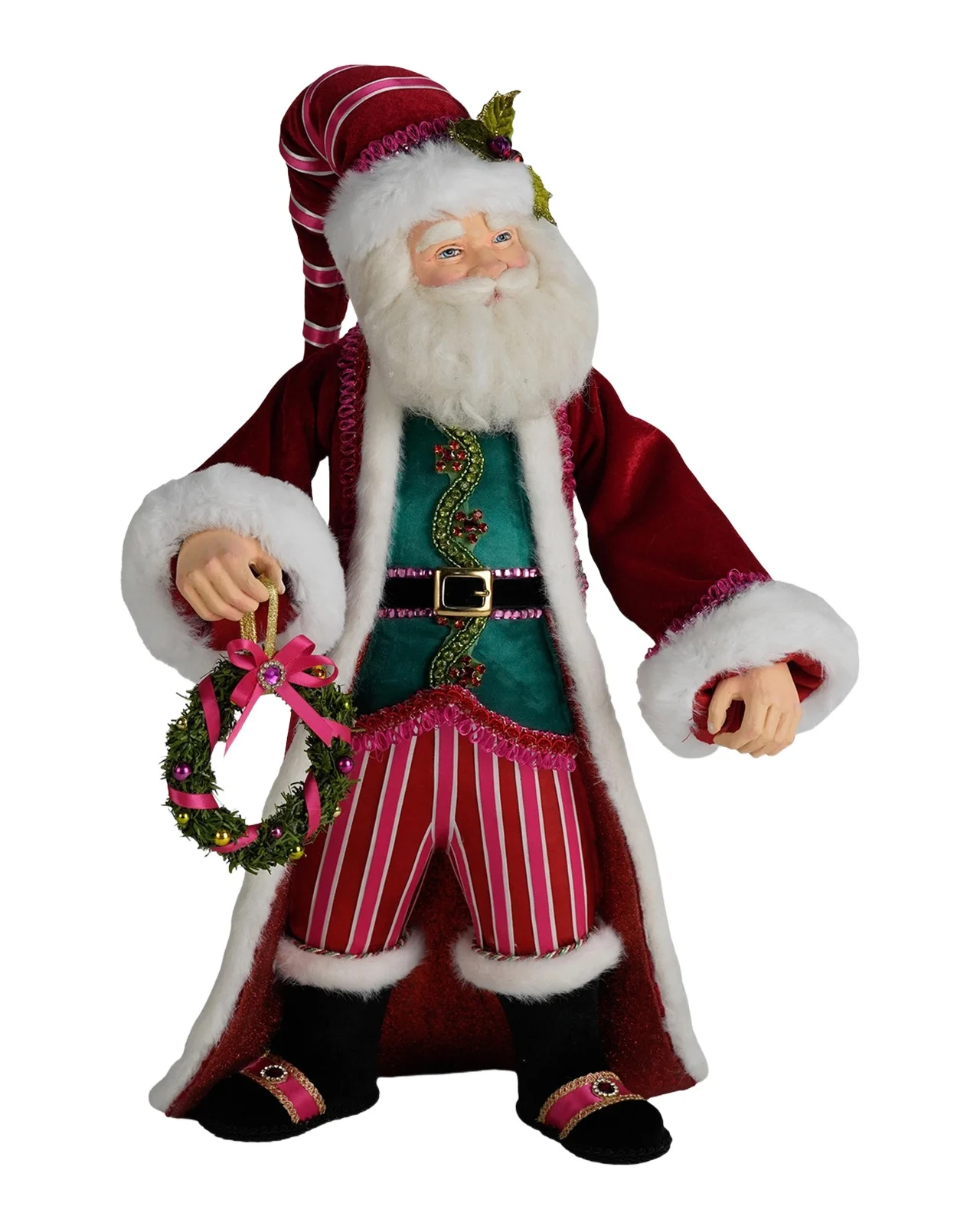 Katherine 's Collection Magnificent Papa Noel 19" Tabletop Christmas Decor
