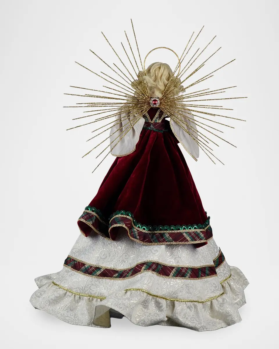 Katherine 's Collection Timeless Tidings Glory Angel Treetopper | Thumbnail 4 Katherine 's Collection Timeless Tidings Glory Angel Treetopper | Thumbnail 4