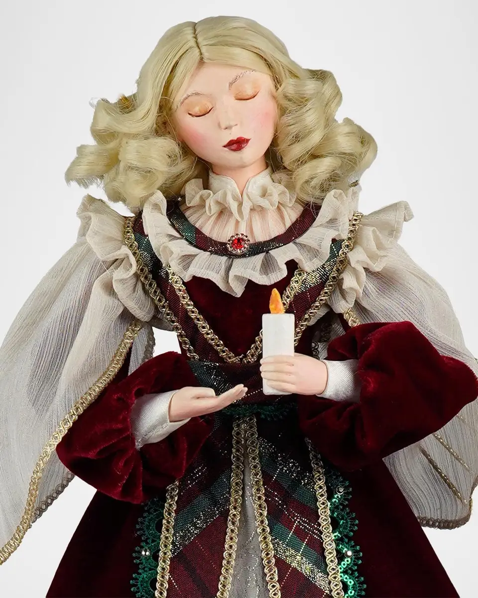 Katherine 's Collection Timeless Tidings Glory Angel Treetopper | Thumbnail 5 Katherine 's Collection Timeless Tidings Glory Angel Treetopper | Thumbnail 5