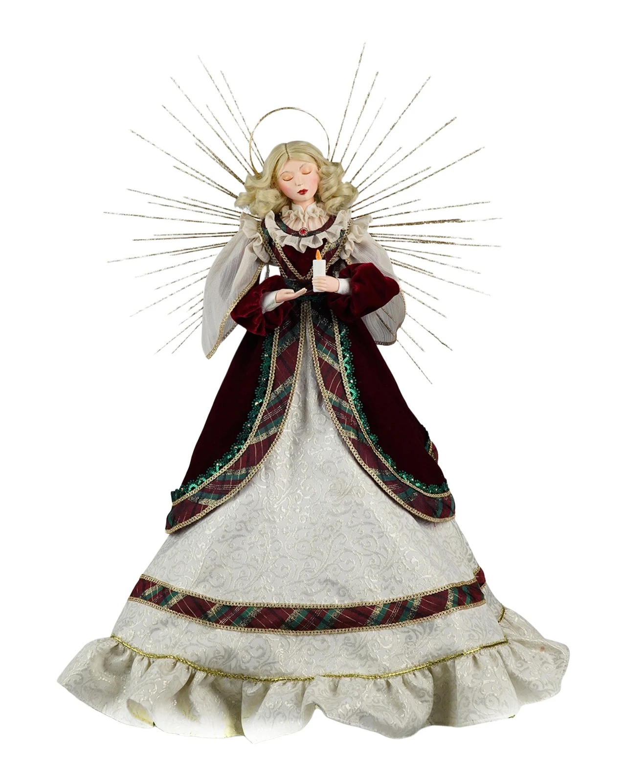 Katherine 's Collection Timeless Tidings Glory Angel Treetopper