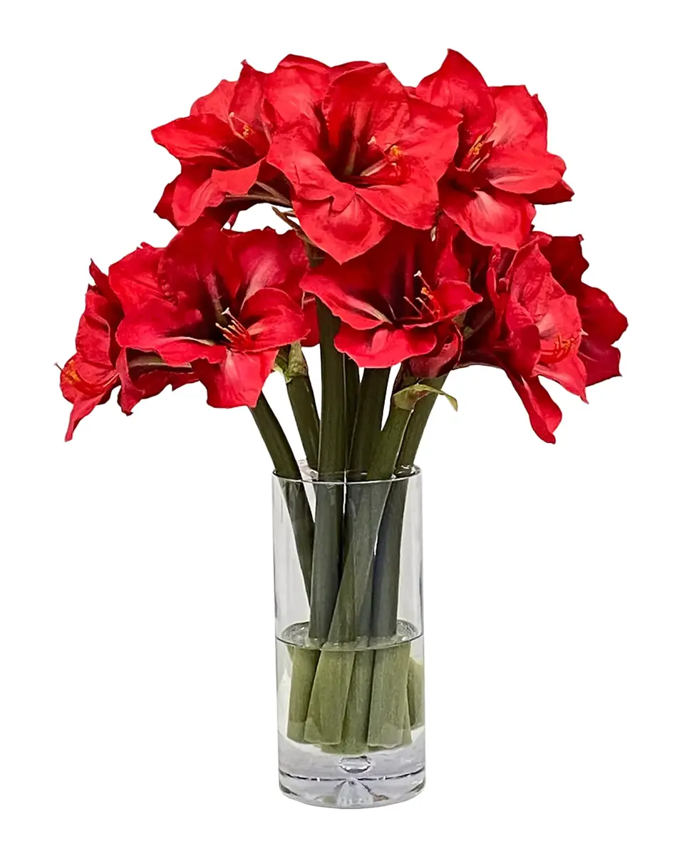 Winward Home Christmas Artificial Amarylis Floral Arrangement | Thumbnail 2 Winward Home Christmas Artificial Amarylis Floral Arrangement | Thumbnail 2