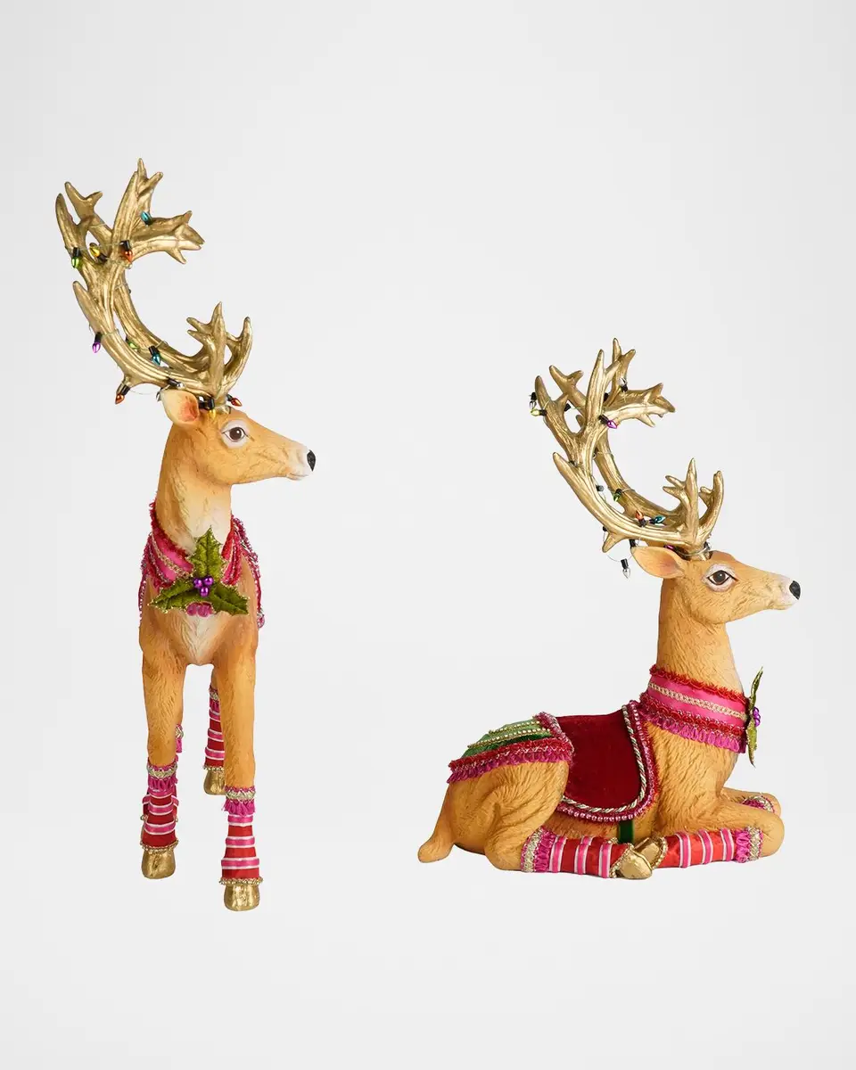 Katherine 's Collection Marvelous Sitting and Standing Deers, Set of 2 | Thumbnail 2 Katherine 's Collection Marvelous Sitting and Standing Deers, Set of 2 | Thumbnail 2