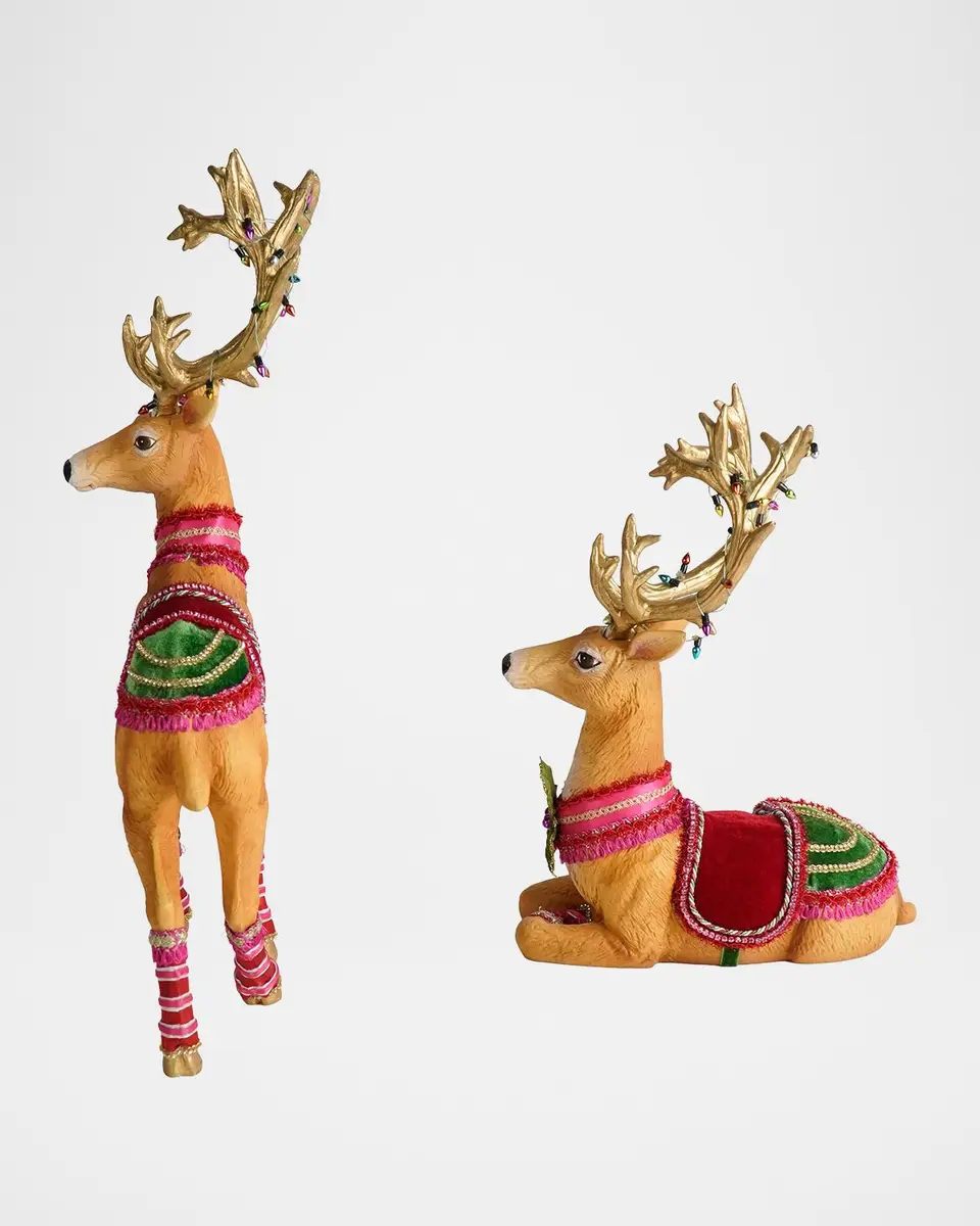 Katherine 's Collection Marvelous Sitting and Standing Deers, Set of 2 | Thumbnail 3 Katherine 's Collection Marvelous Sitting and Standing Deers, Set of 2 | Thumbnail 3