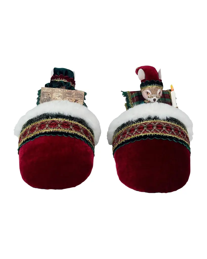 Katherine 's Collection Timeless Tidings 2-Piece Mr. And Mrs. Fromage Set