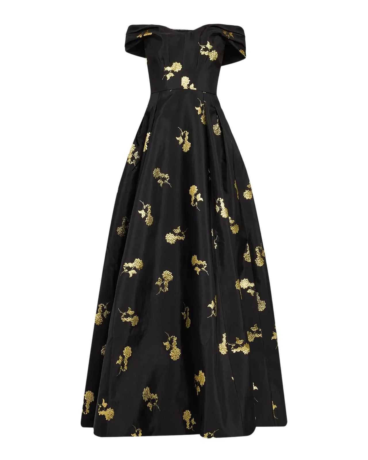 Mariya Floral Jacquard Gown