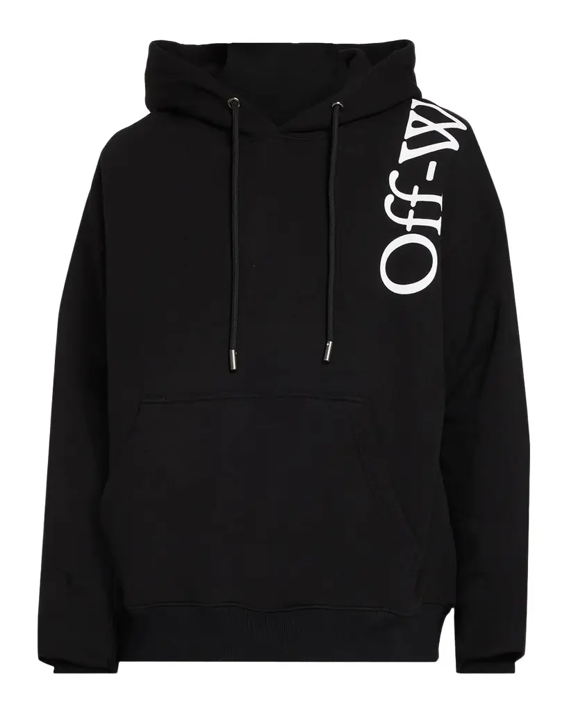 Off-White Men's Vertical Bookish Skate Logo Hoodie