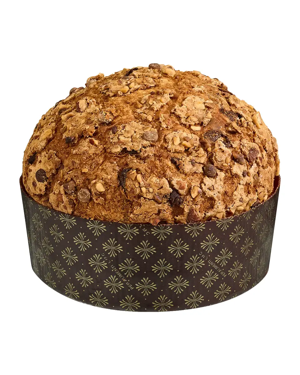Neuhaus Chocolate Chocolate & Carmelized Nuts Panettone, 26.4 oz. | Thumbnail 2