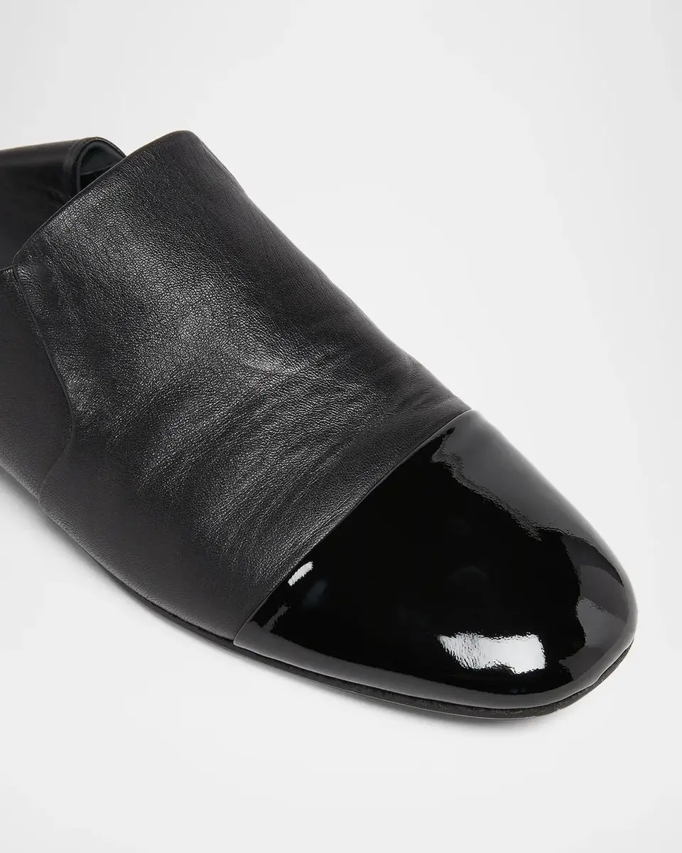 Lanvin Men's Leather Cap-Toe Loafers | Thumbnail 4 Lanvin Men's Leather Cap-Toe Loafers | Thumbnail 4
