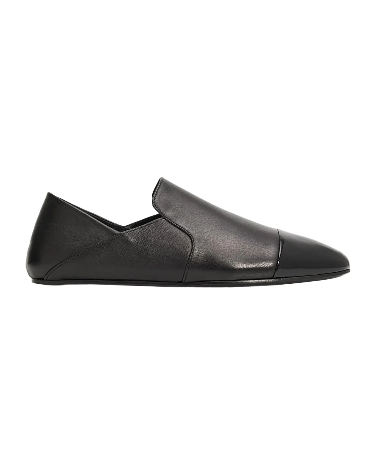 Lanvin Men's Leather Cap-Toe Loafers