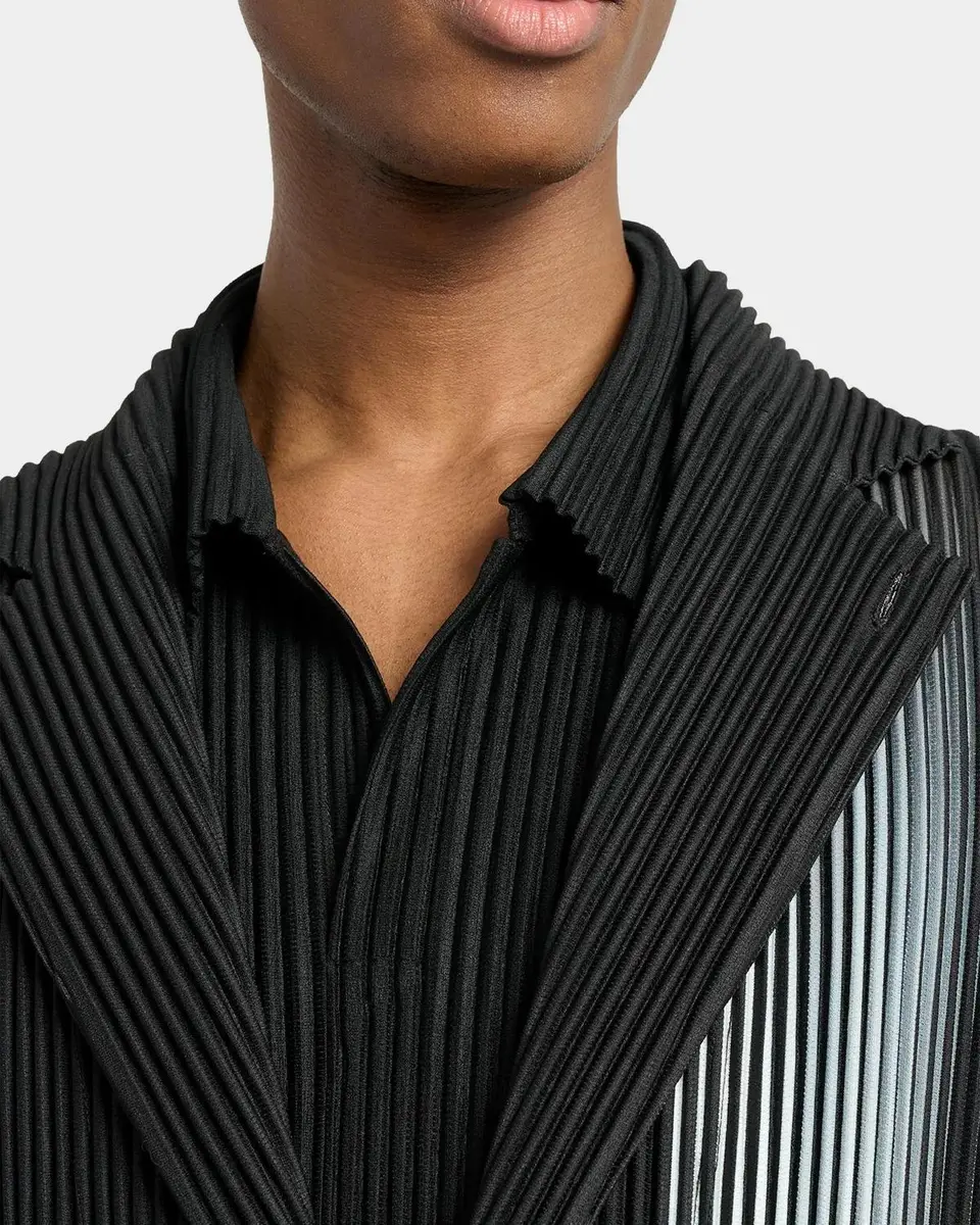 Homme Plissé Issey Miyake Men's In The Shadow Pleated Sport Jacket | Thumbnail 5