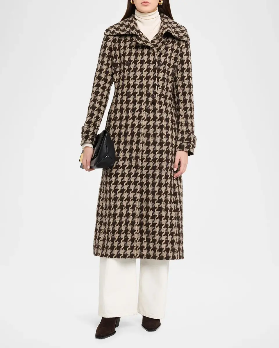 Mackage Elodie Houndstooth Patterned Wool Coat | Thumbnail 2 Mackage Elodie Houndstooth Patterned Wool Coat | Thumbnail 2