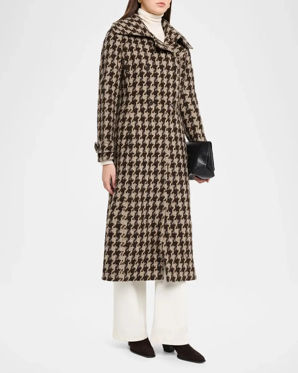 Mackage Elodie Houndstooth Patterned Wool Coat | Thumbnail 4 Mackage Elodie Houndstooth Patterned Wool Coat | Thumbnail 4