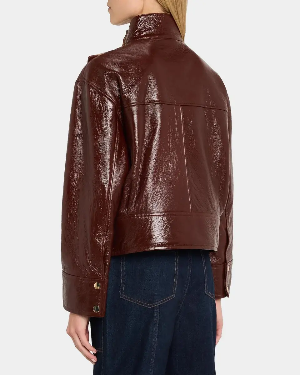 Ulla Johnson Honora Patent Leather Jacket | Thumbnail 3