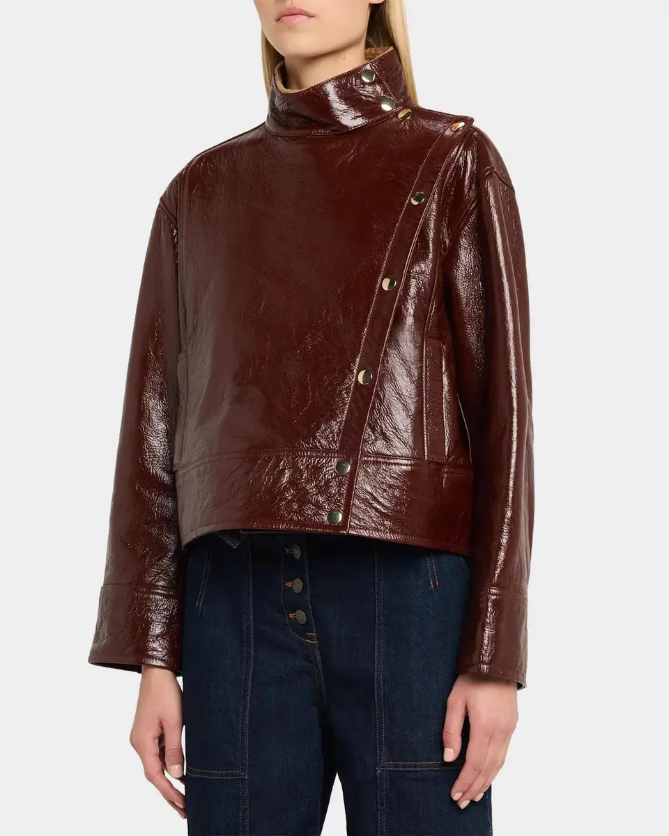 Ulla Johnson Honora Patent Leather Jacket | Thumbnail 4