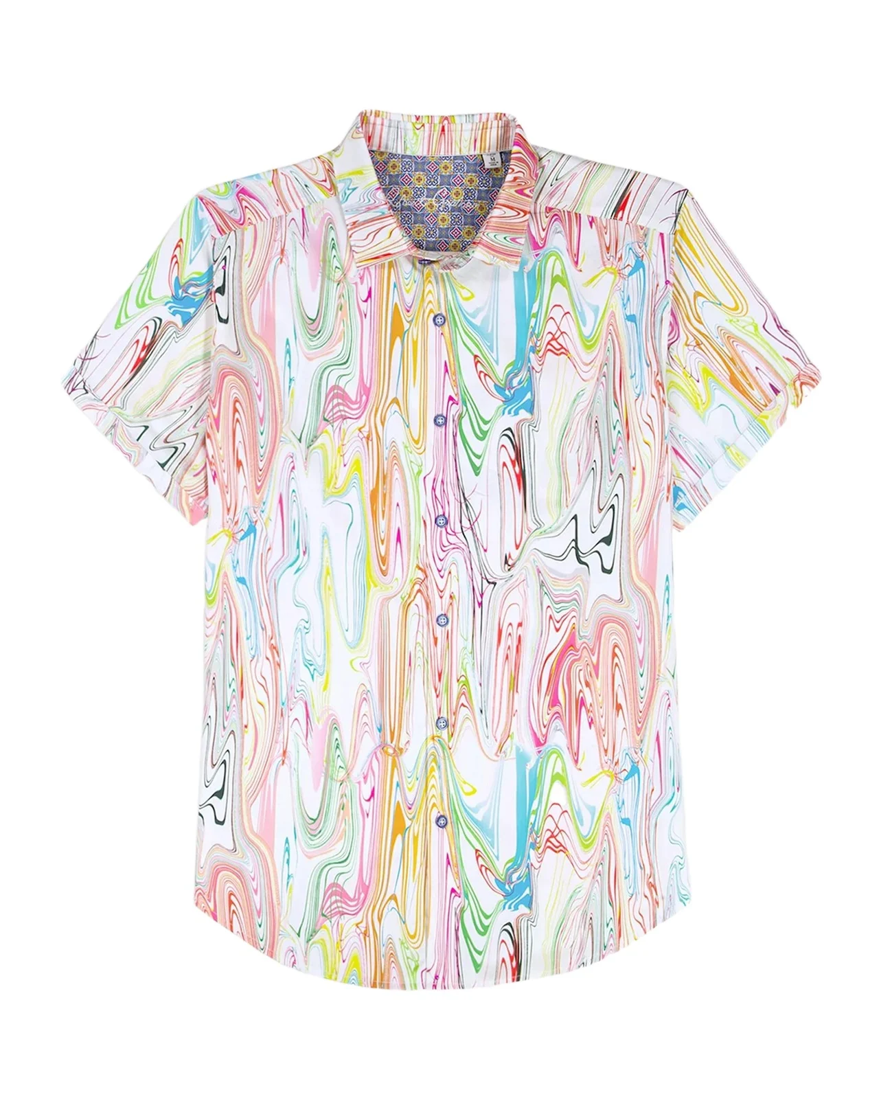 Robert Graham Men's Bellenden Woven Satin Shirt