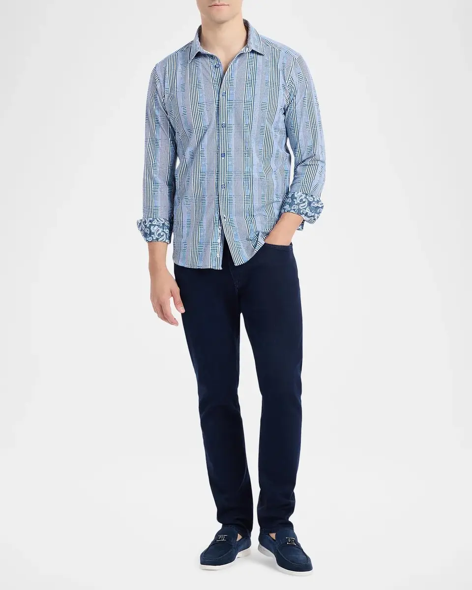 Robert Graham Men's Charnwood Geometric Shirt | Thumbnail 2 Robert Graham Men's Charnwood Geometric Shirt | Thumbnail 2