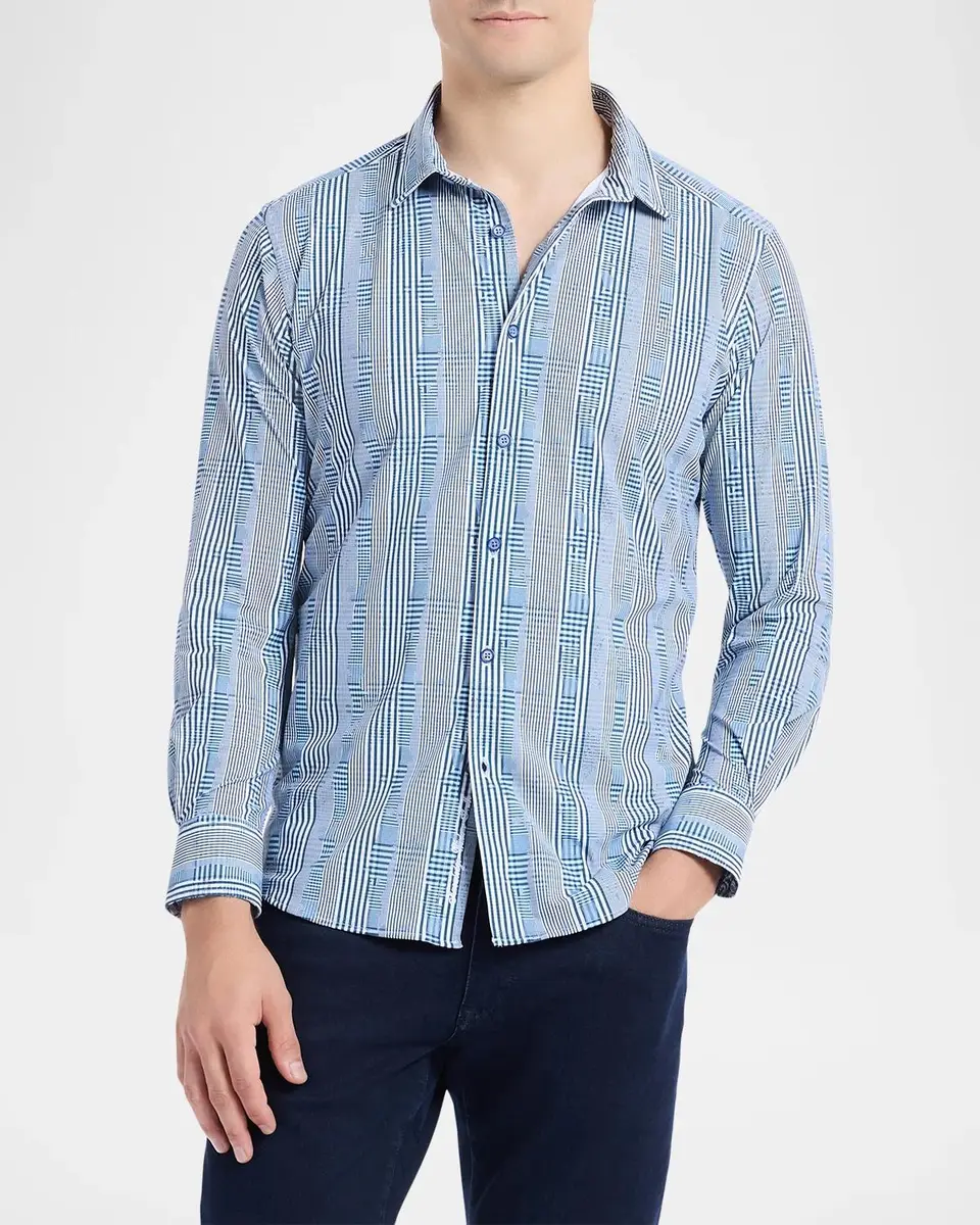 Robert Graham Men's Charnwood Geometric Shirt | Thumbnail 4 Robert Graham Men's Charnwood Geometric Shirt | Thumbnail 4