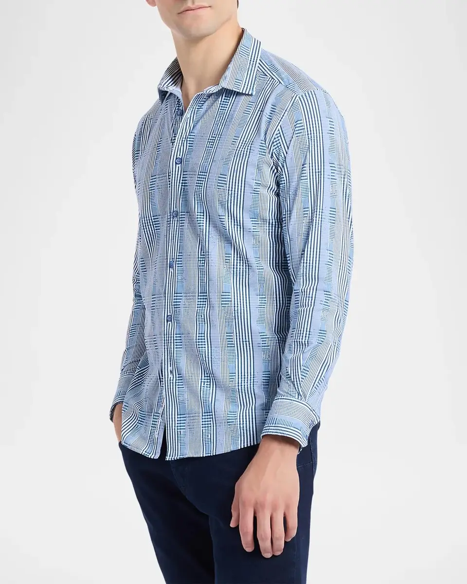 Robert Graham Men's Charnwood Geometric Shirt | Thumbnail 6 Robert Graham Men's Charnwood Geometric Shirt | Thumbnail 6
