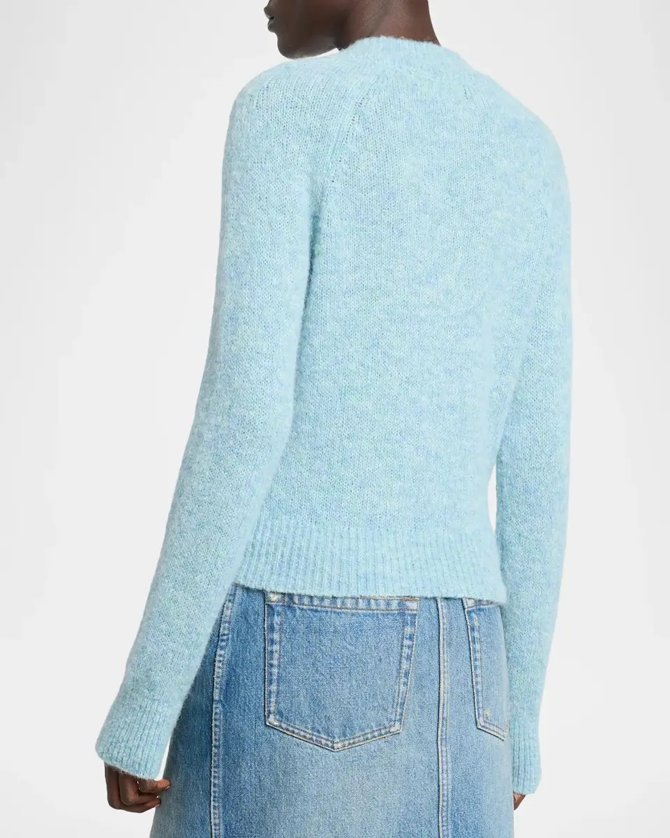 Dries Van Noten Texas Marl Alpaca-Wool Crewneck Sweater | Thumbnail 3
