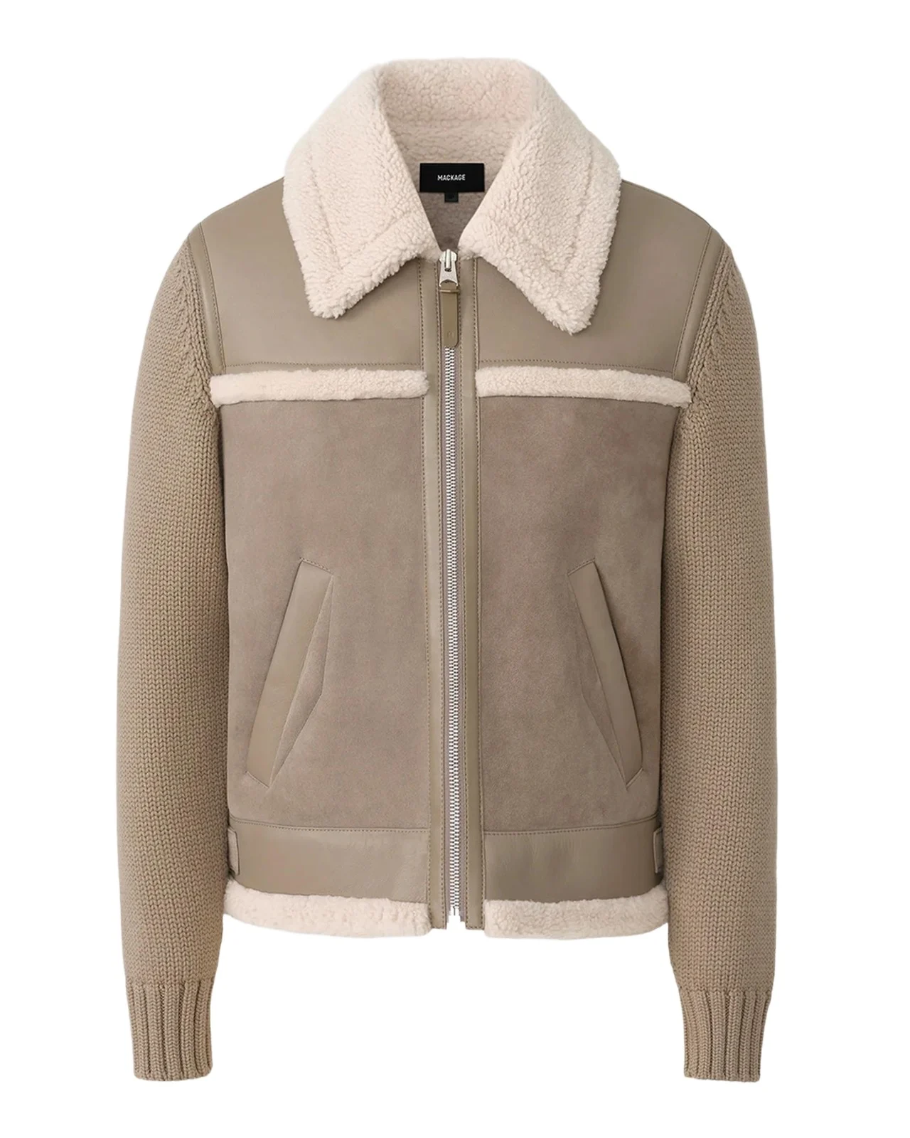 Mackage Men's Torrian Suede Shearling Jacket