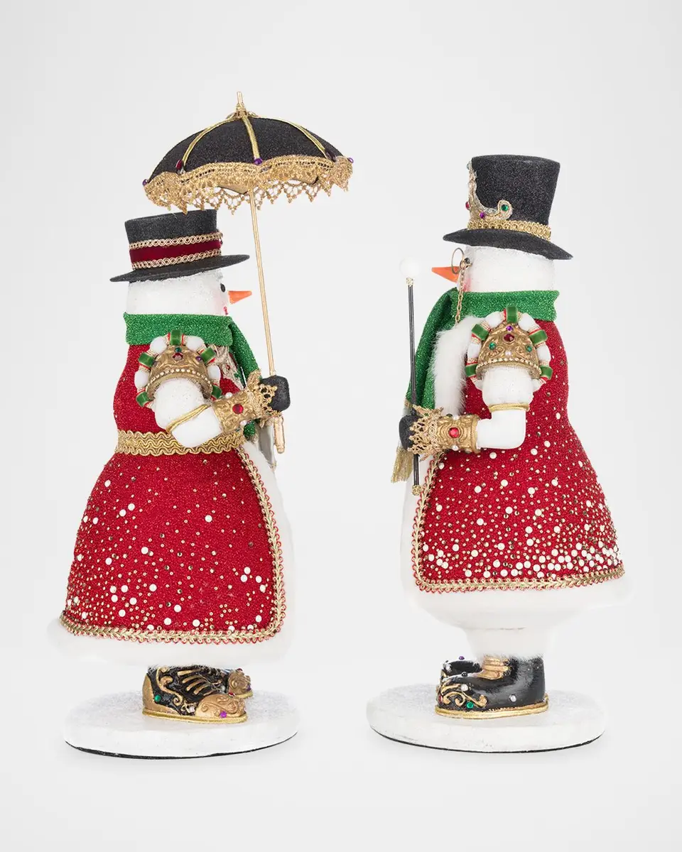Katherine 's Collection Sir Frosty Banks and Dame Icy Banks Christmas Figures, Set of 2 | Thumbnail 2 Katherine 's Collection Sir Frosty Banks and Dame Icy Banks Christmas Figures, Set of 2 | Thumbnail 2