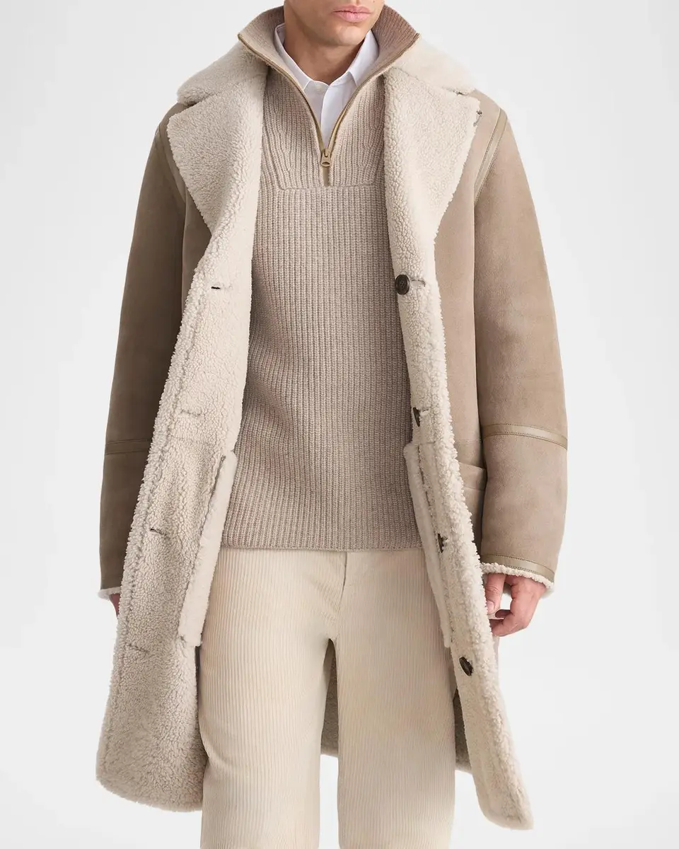Mackage Men's Clyde Reversible Shearling Jacket | Thumbnail 6