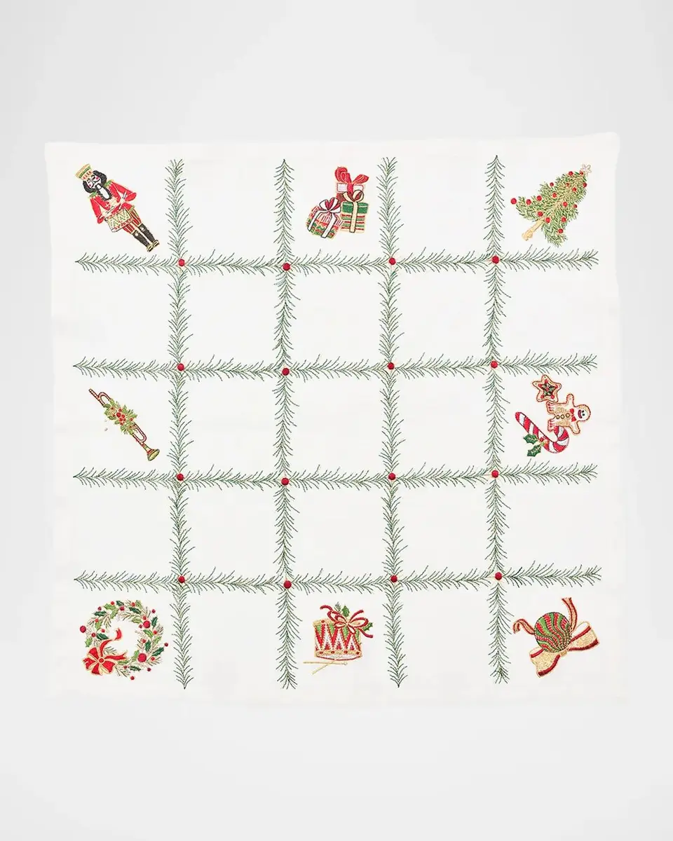 Kim Seybert Christmas Tree Cotton Napkin | Thumbnail 2