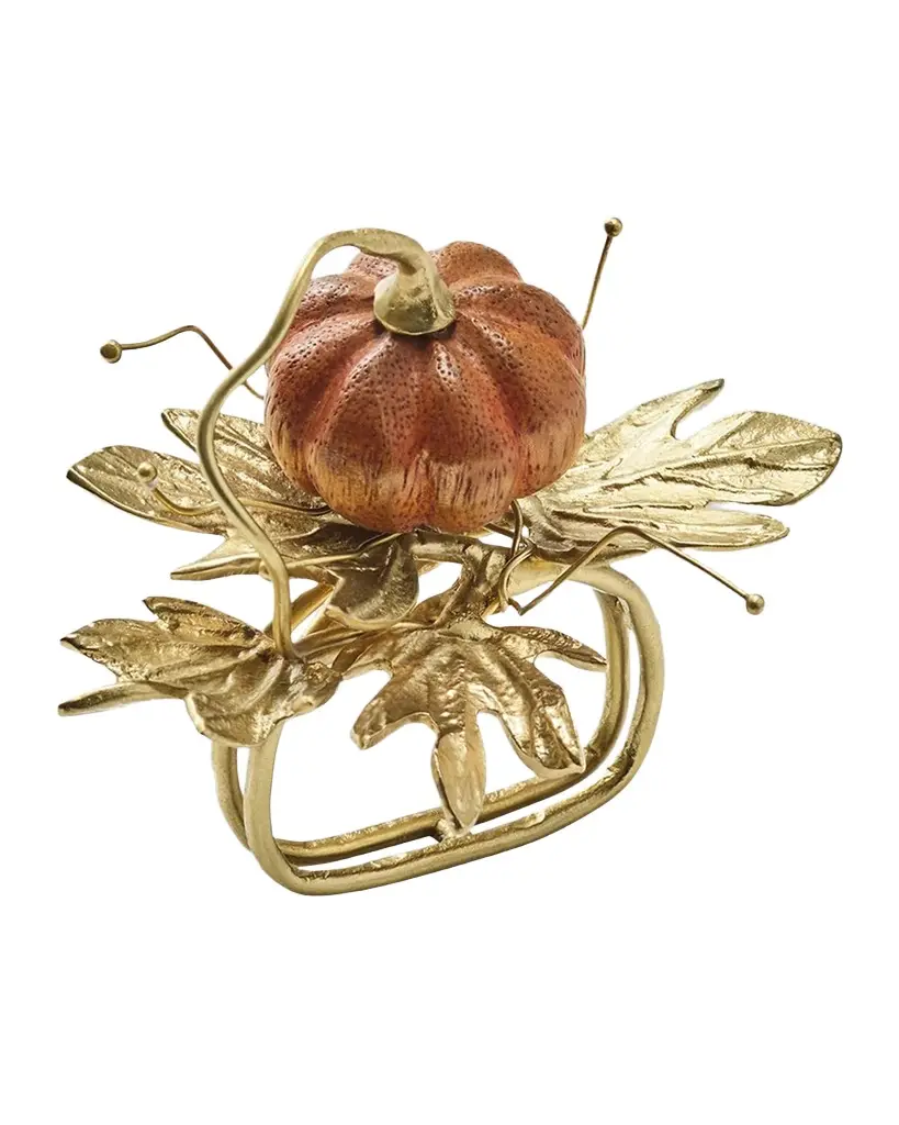 Gilded Gourd Napkin Ring Gilded Gourd Napkin Ring