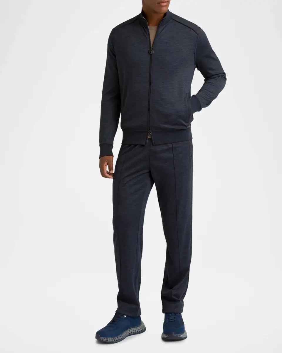Stefano Ricci Men's Wool-Blend Jogging Blouson Jacket | Thumbnail 2 Stefano Ricci Men's Wool-Blend Jogging Blouson Jacket | Thumbnail 2