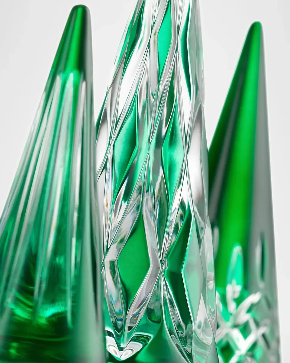 William Yeoward Crystal Standing Christmas Tree Tabletop Decor, Set of 3 | Thumbnail 2 William Yeoward Crystal Standing Christmas Tree Tabletop Decor, Set of 3 | Thumbnail 2