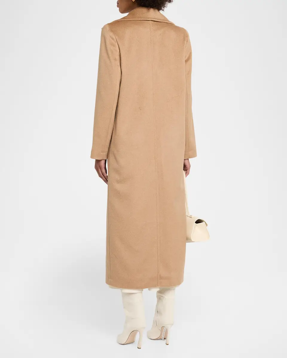 Sofia Cashmere Marceau Baby Camel Hair Trench Coat | Thumbnail 3 Sofia Cashmere Marceau Baby Camel Hair Trench Coat | Thumbnail 3