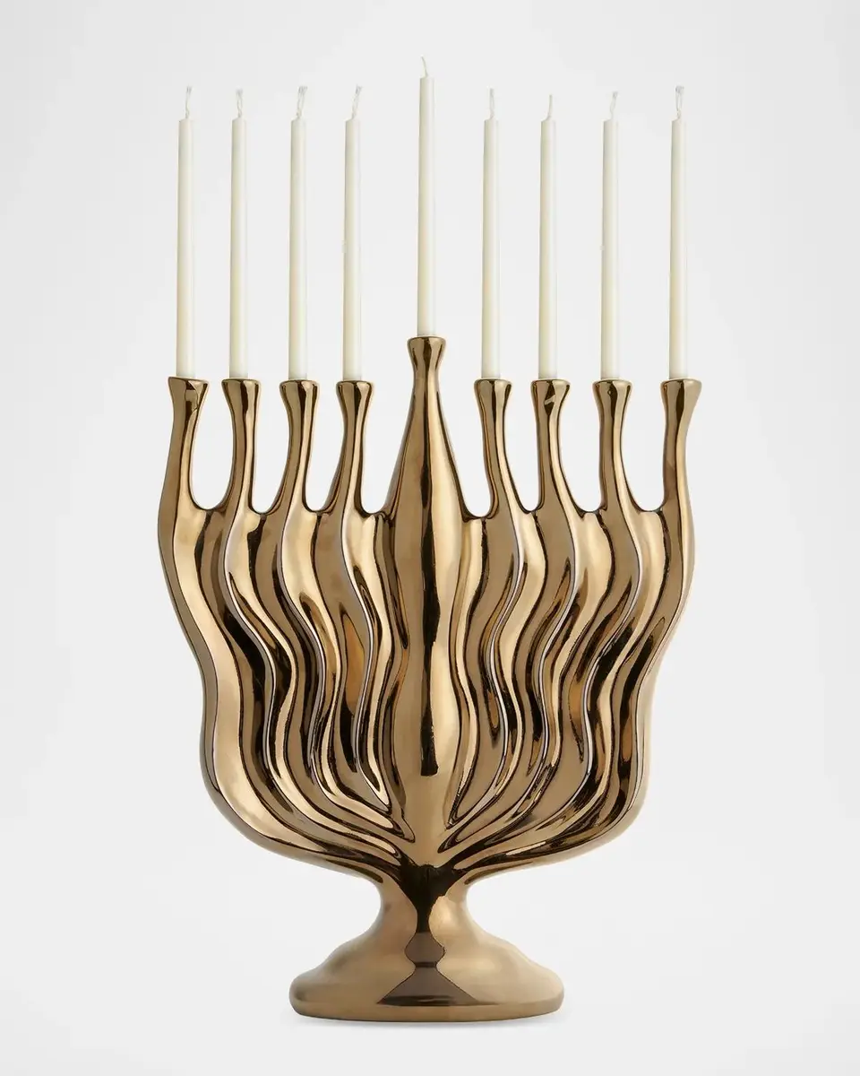 L'Objet Timna Goldtone Menorah | Thumbnail 3 L'Objet Timna Goldtone Menorah | Thumbnail 3