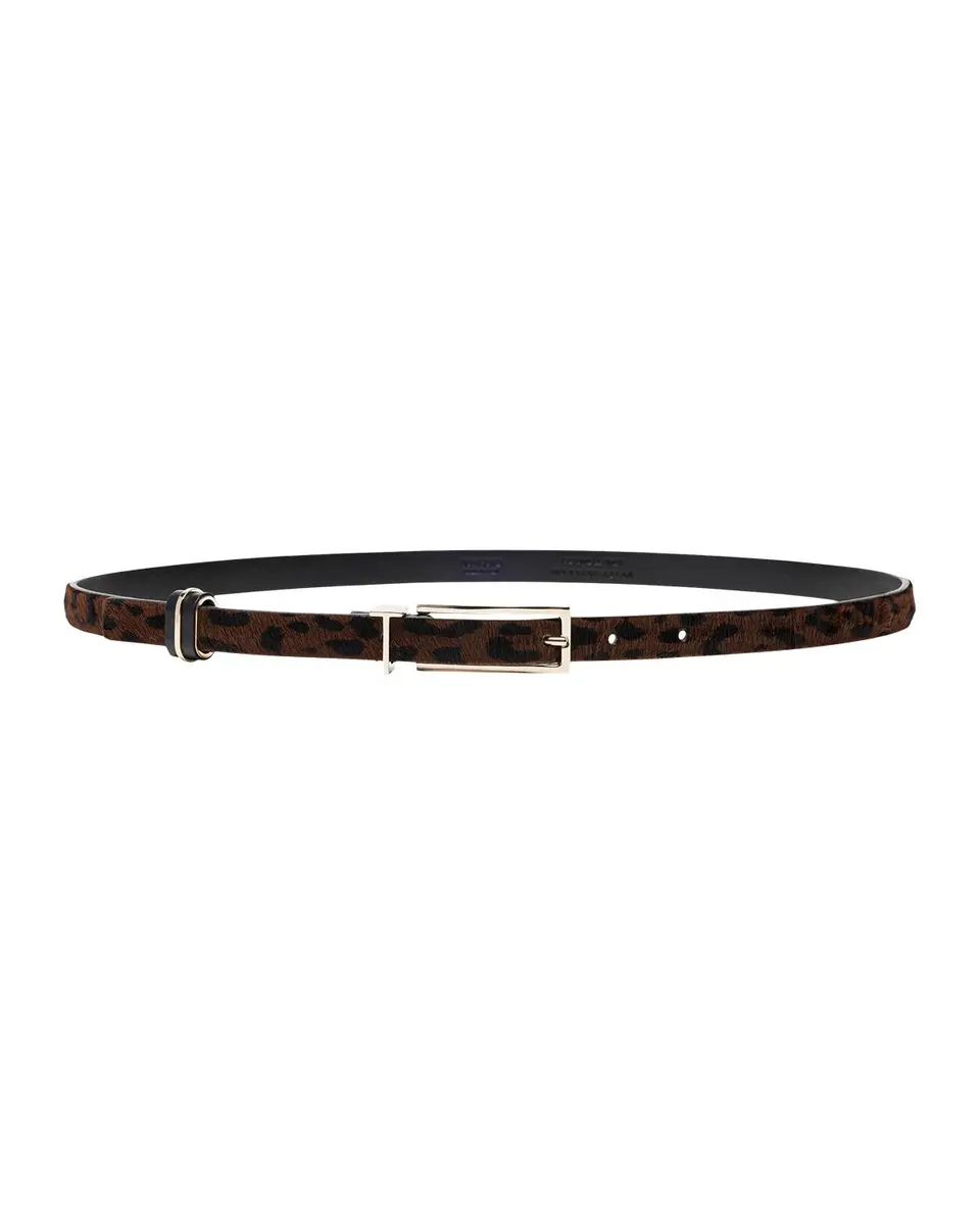 Tom Ford Leopard-Print Calf Hair Belt | Thumbnail 3