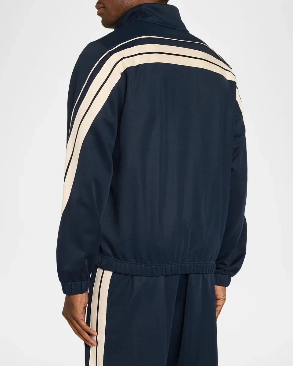 Palm Angels Men's Palm Tree Striped Track Jacket | Thumbnail 3