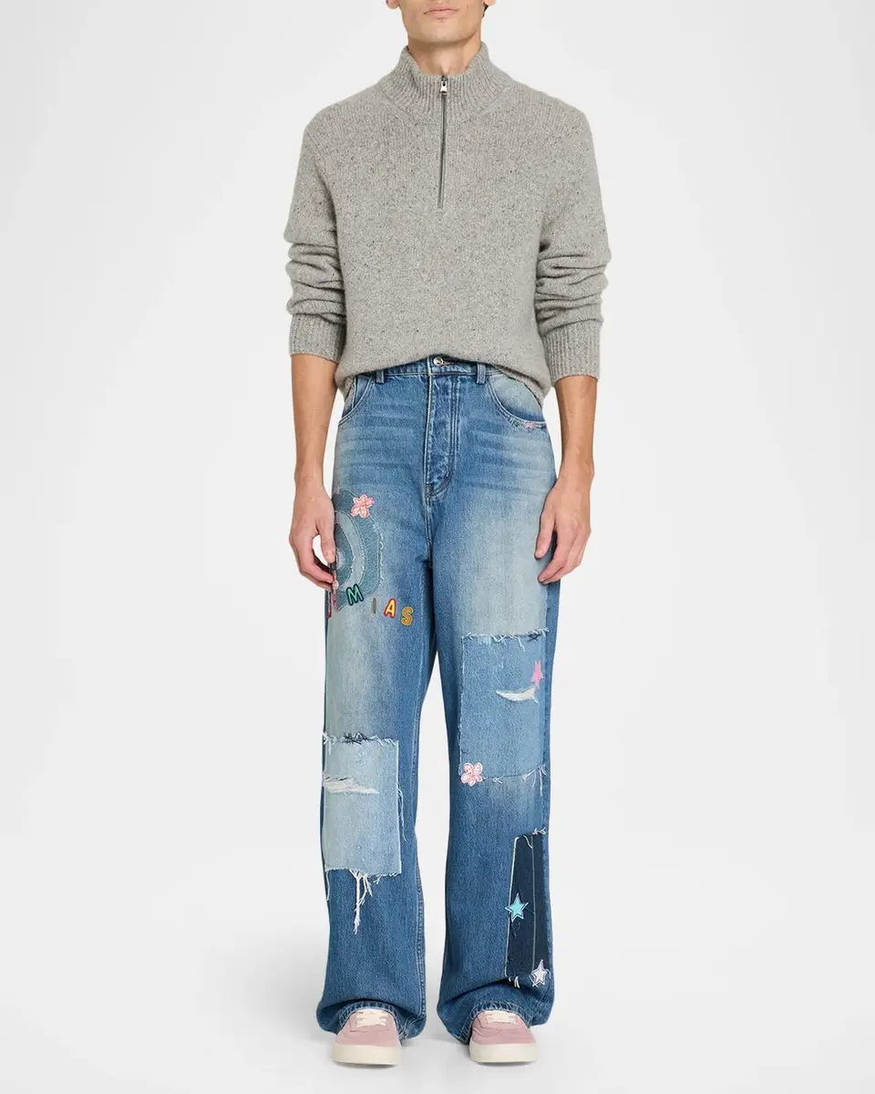 Nahmias Men's Wipeout Novelty Jeans | Thumbnail 2 Nahmias Men's Wipeout Novelty Jeans | Thumbnail 2
