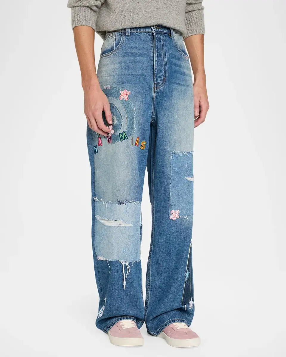 Nahmias Men's Wipeout Novelty Jeans | Thumbnail 4 Nahmias Men's Wipeout Novelty Jeans | Thumbnail 4