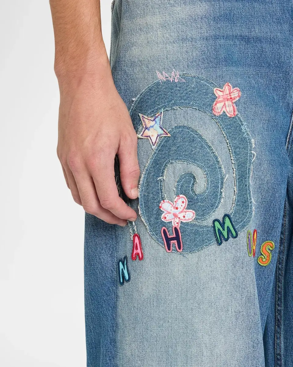 Nahmias Men's Wipeout Novelty Jeans | Thumbnail 5 Nahmias Men's Wipeout Novelty Jeans | Thumbnail 5