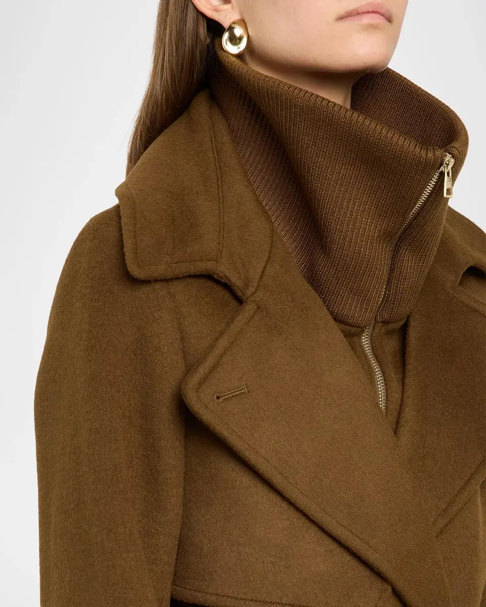 Soia & Kyo Fabianne-C Semi-Fitted Classic Wool Coat | Thumbnail 5 Soia & Kyo Fabianne-C Semi-Fitted Classic Wool Coat | Thumbnail 5
