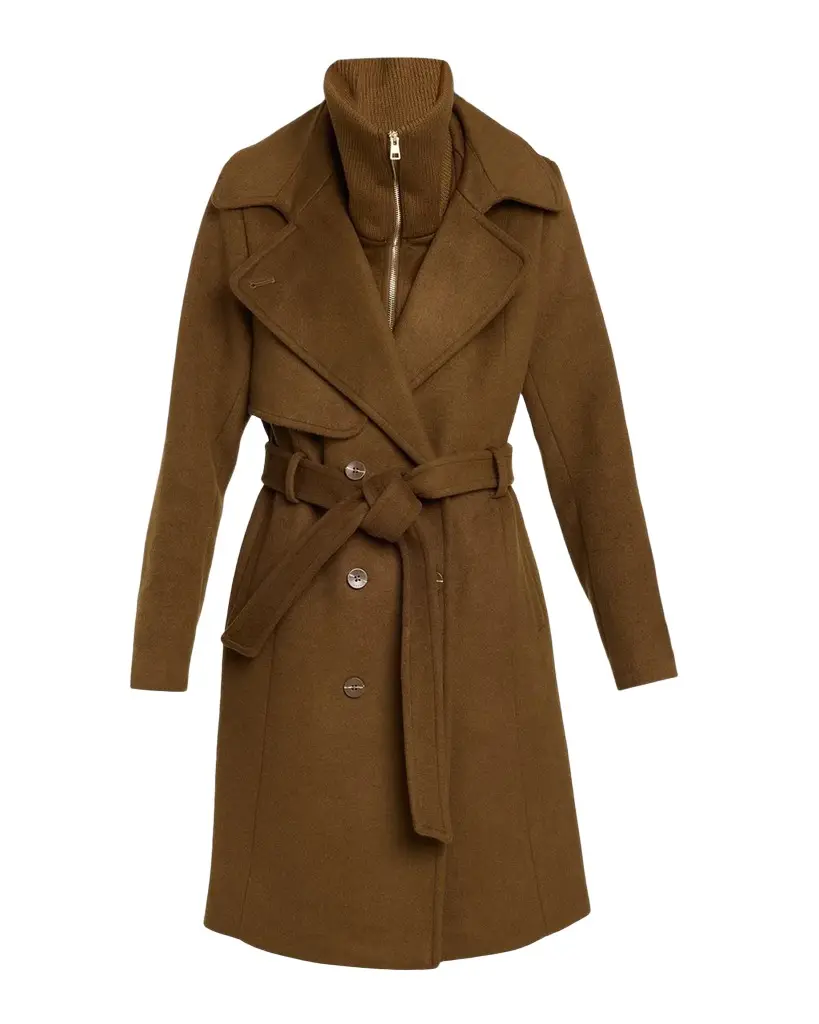 Soia & Kyo Fabianne-C Semi-Fitted Classic Wool Coat
