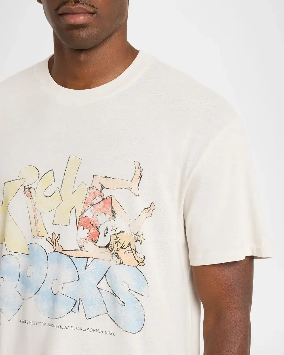 Nahmias Men's Kick Rocks Boxy Cotton T-Shirt | Thumbnail 5