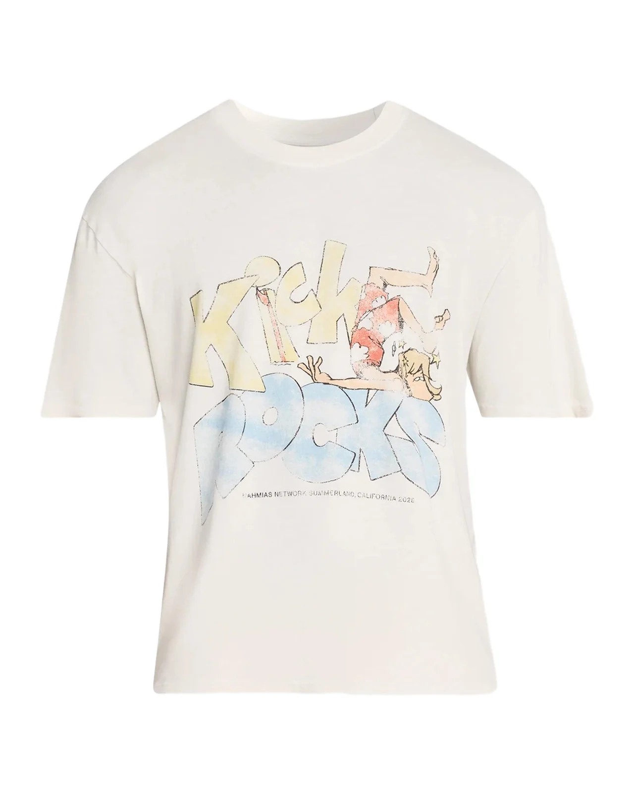 Nahmias Men's Kick Rocks Boxy Cotton T-Shirt