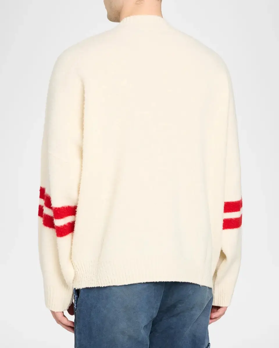 Nahmias Men's Collegiate Wool Sweater | Thumbnail 3 Nahmias Men's Collegiate Wool Sweater | Thumbnail 3