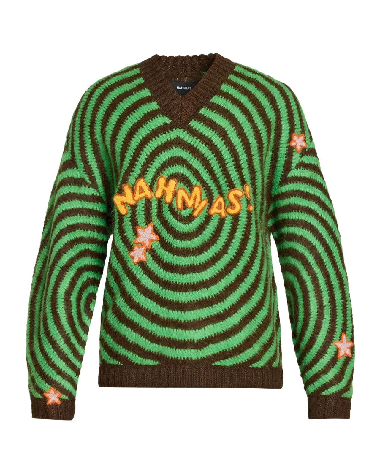 Nahmias Men's Wipeout Logo Wool Knit Sweater
