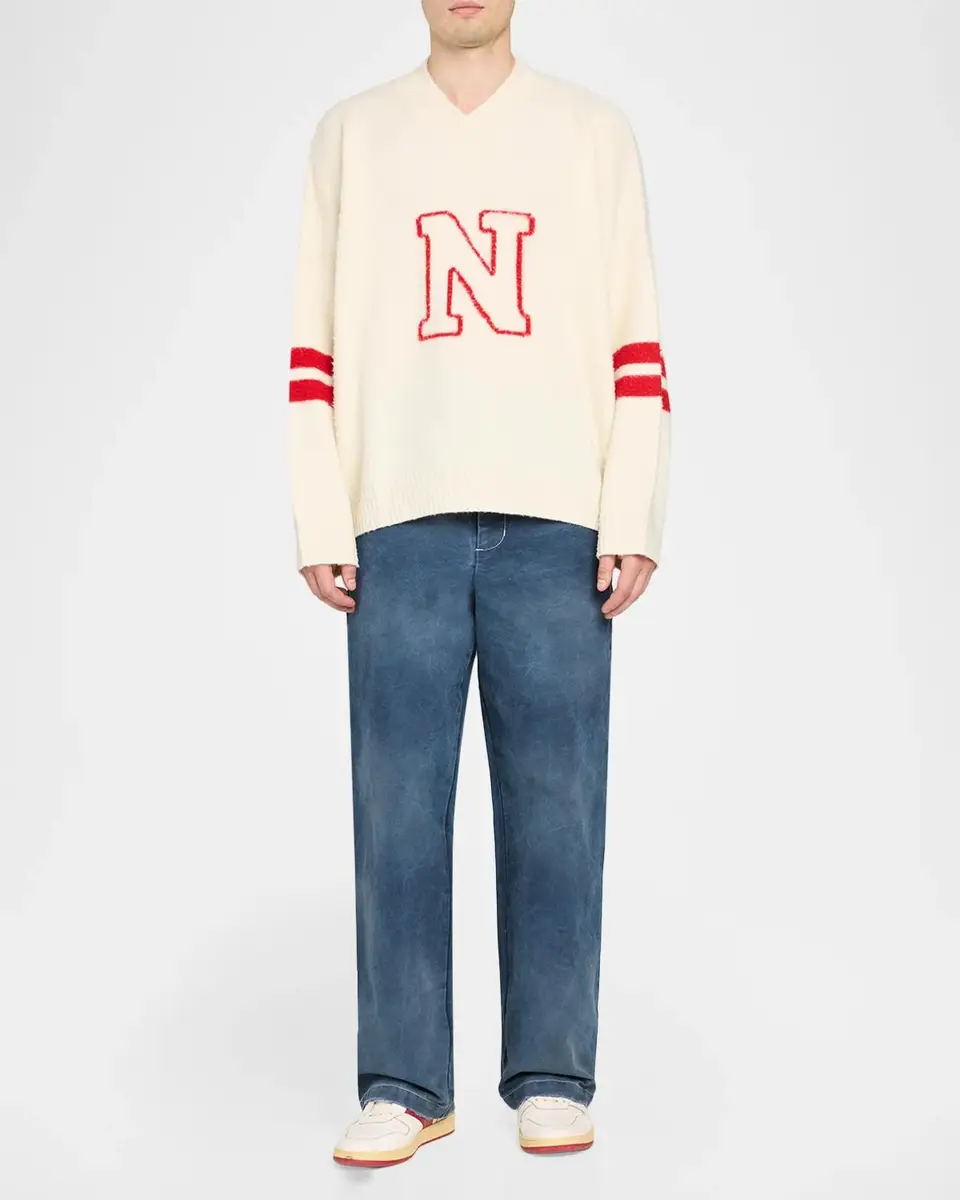 Nahmias Sun-Faded Cotton Straight-Leg Trousers | Thumbnail 2 Nahmias Sun-Faded Cotton Straight-Leg Trousers | Thumbnail 2