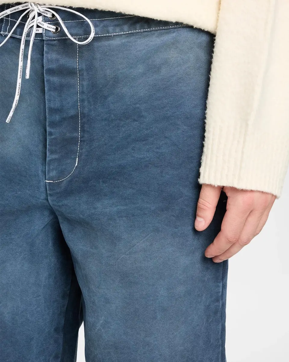 Nahmias Sun-Faded Cotton Straight-Leg Trousers | Thumbnail 5 Nahmias Sun-Faded Cotton Straight-Leg Trousers | Thumbnail 5
