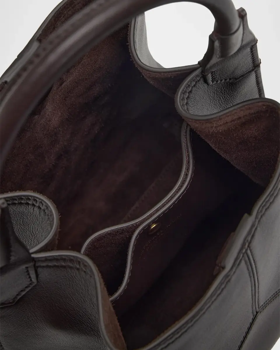 Victoria Beckham V-Stitch Leather Bucket Bag | Thumbnail 4 Victoria Beckham V-Stitch Leather Bucket Bag | Thumbnail 4