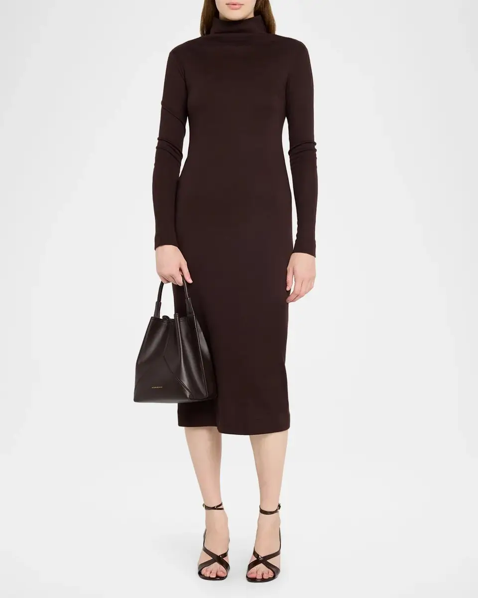 Victoria Beckham V-Stitch Leather Bucket Bag | Thumbnail 5 Victoria Beckham V-Stitch Leather Bucket Bag | Thumbnail 5