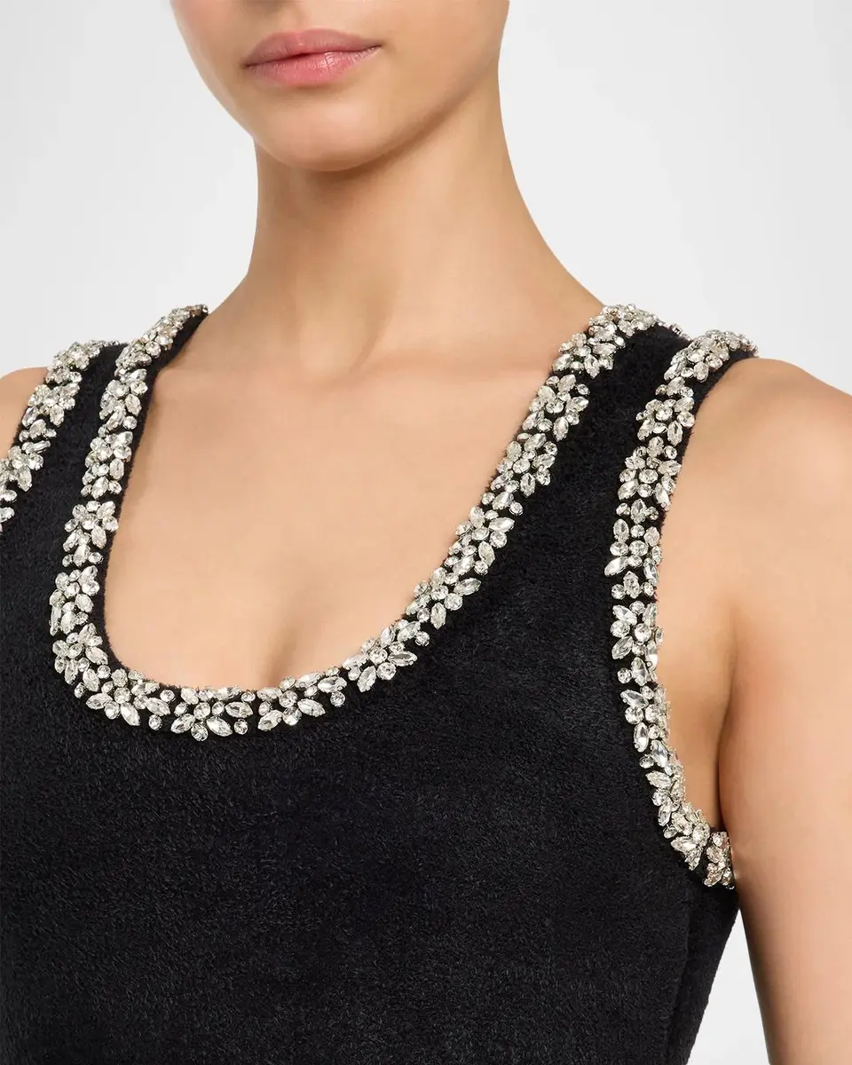 Simkhai Leona Crystal-Trim Mini Dress | Thumbnail 5 Simkhai Leona Crystal-Trim Mini Dress | Thumbnail 5