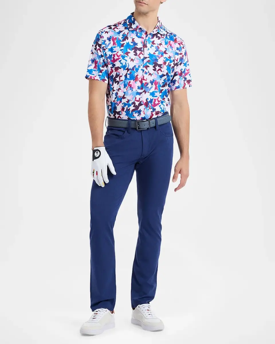 Robert Graham Men's Bartlow Knit Polo Shirt | Thumbnail 2 Robert Graham Men's Bartlow Knit Polo Shirt | Thumbnail 2