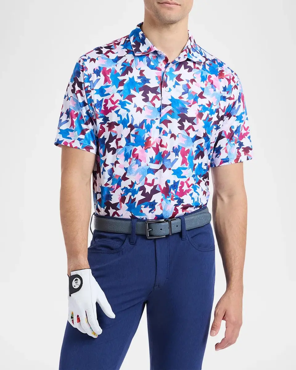 Robert Graham Men's Bartlow Knit Polo Shirt | Thumbnail 4 Robert Graham Men's Bartlow Knit Polo Shirt | Thumbnail 4